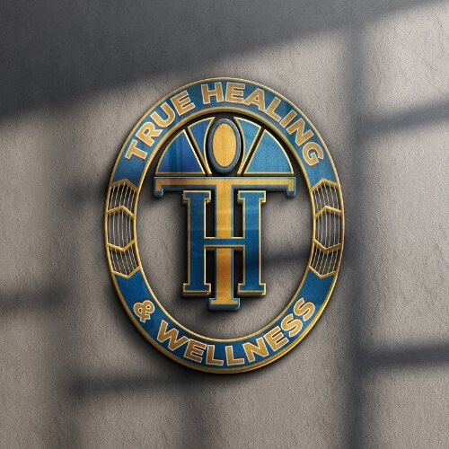 True Healing & Wellness 3D Logo